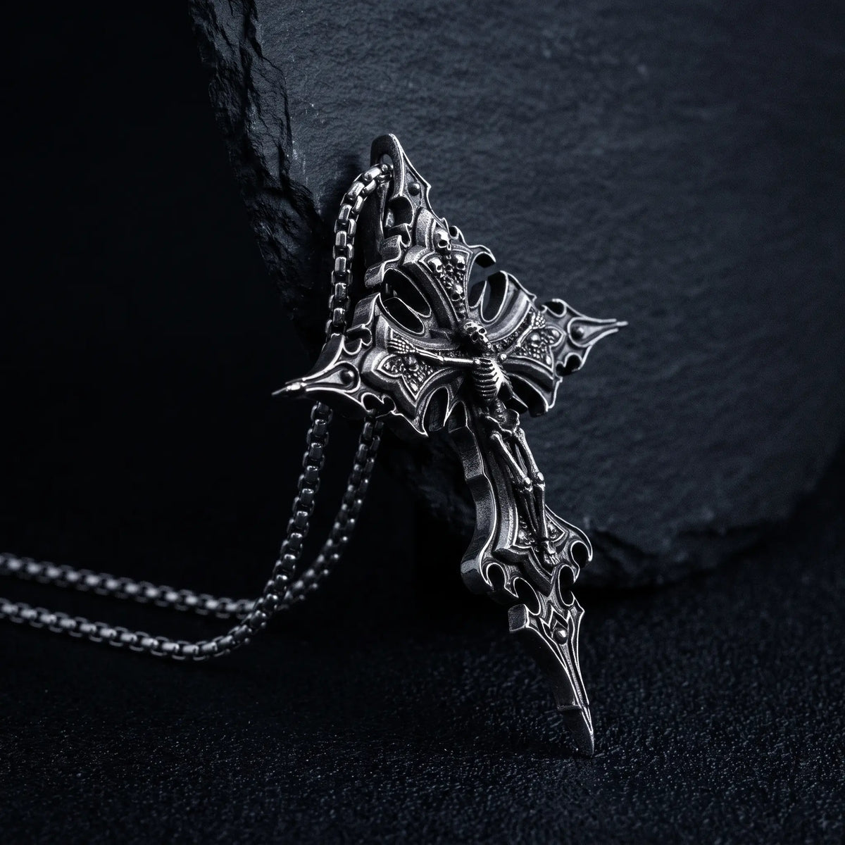 Saint & Skull Pendant