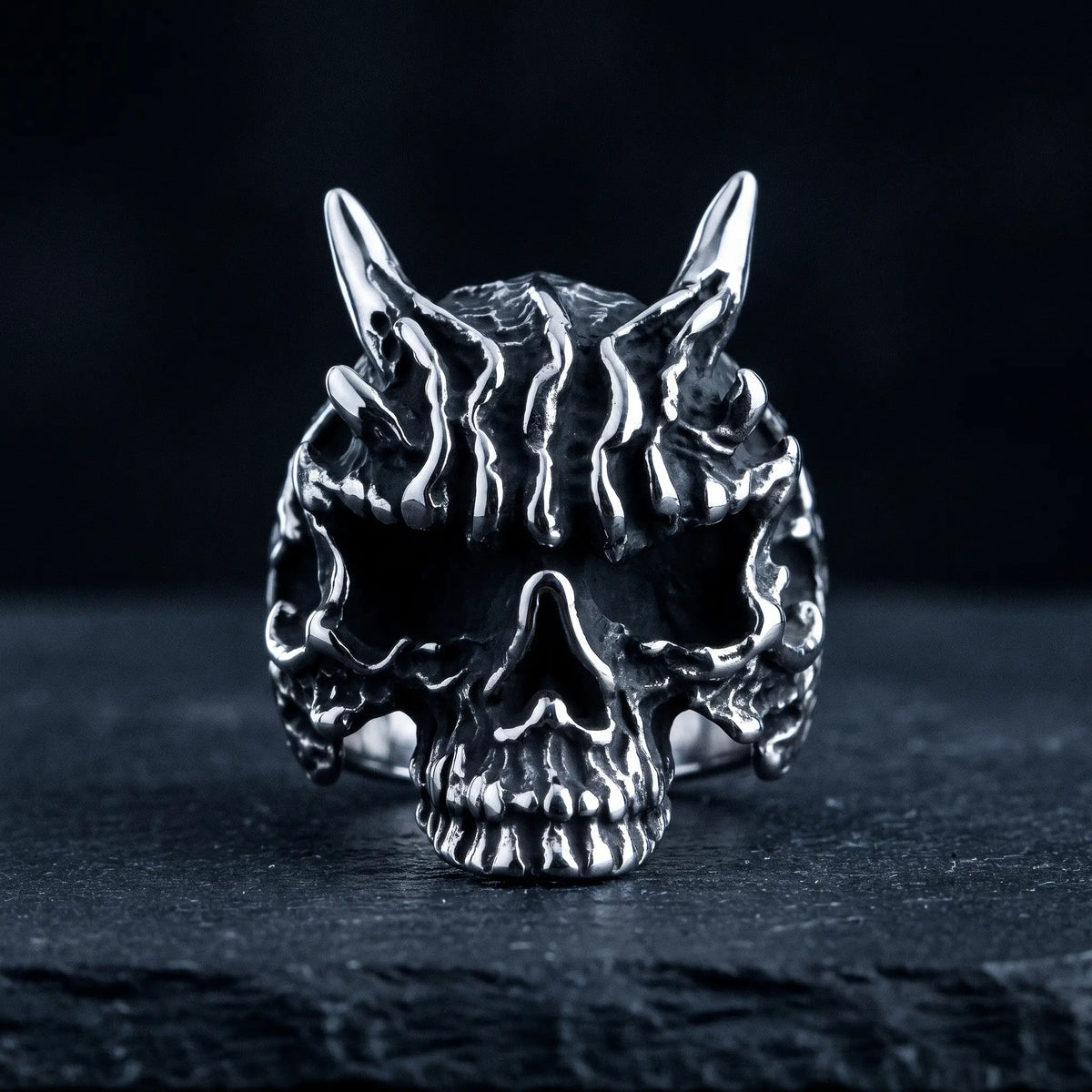 Black Skull Ring
