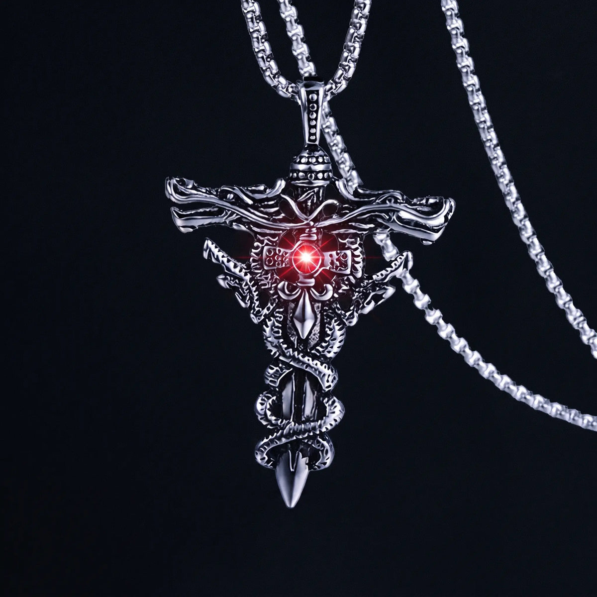 Ember Cross Pendant