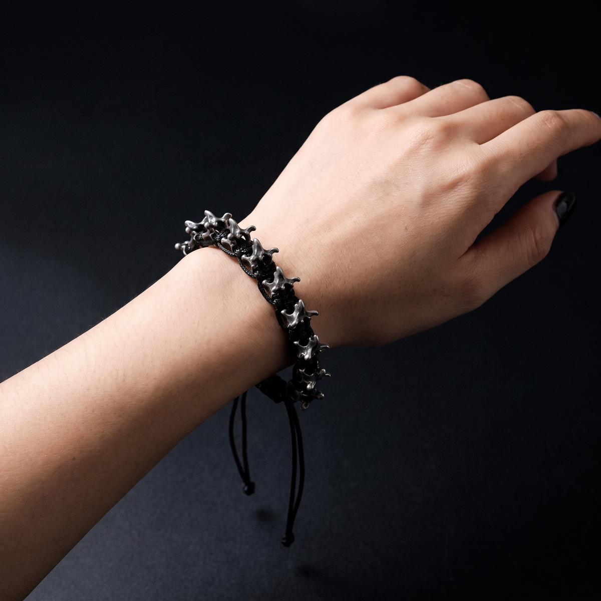 Vertebrae Cord Bracelet