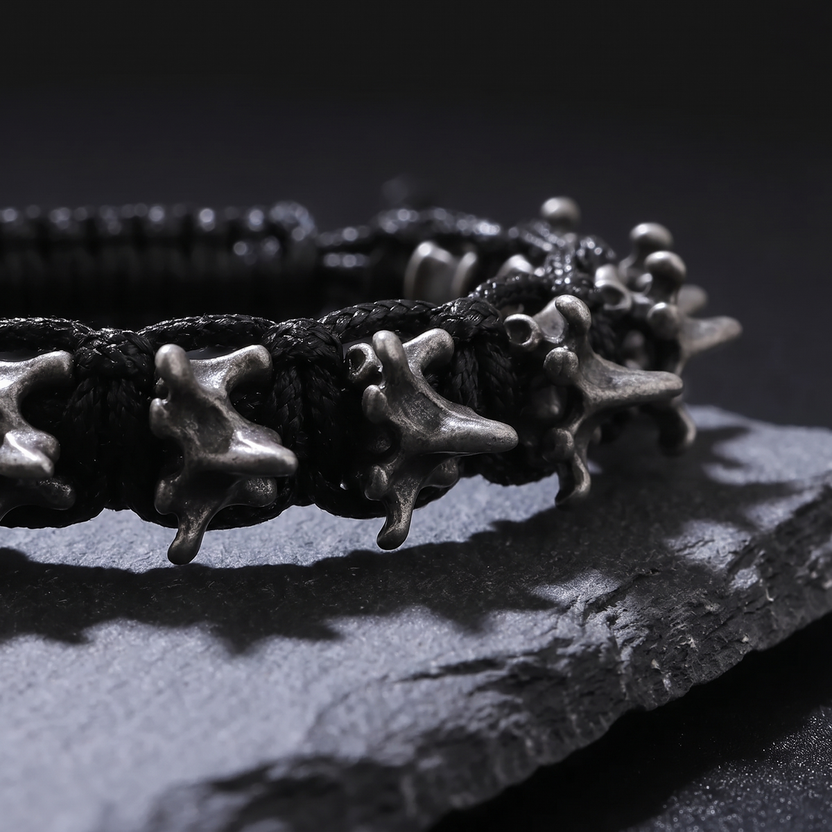 Vertebrae Cord Bracelet