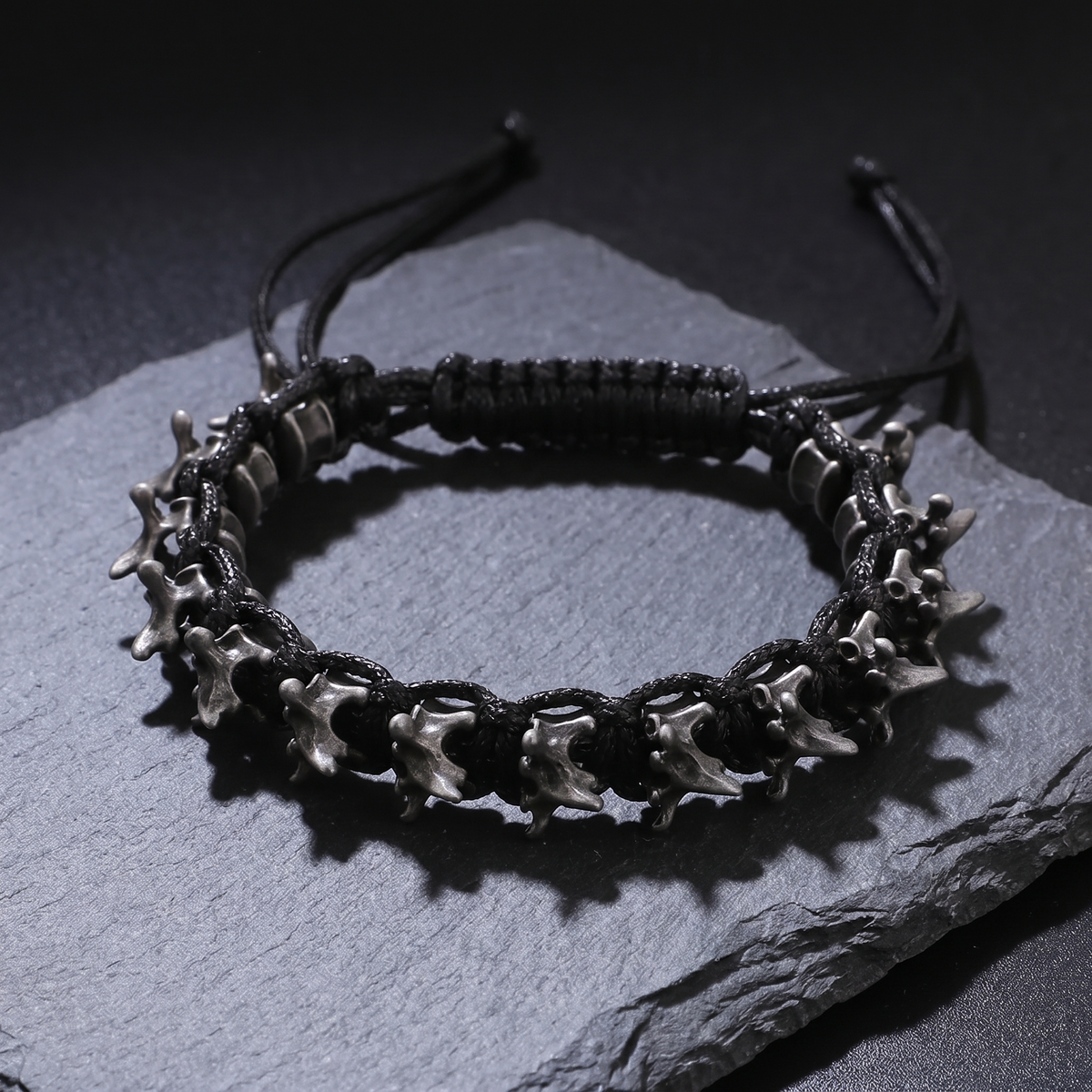 Vertebrae Cord Bracelet