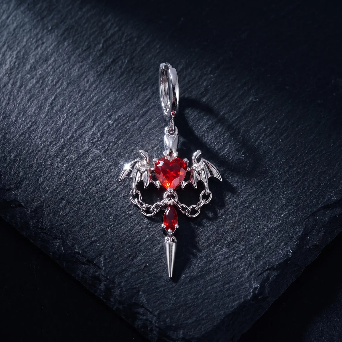 Bleeding Heart Drop Earrings