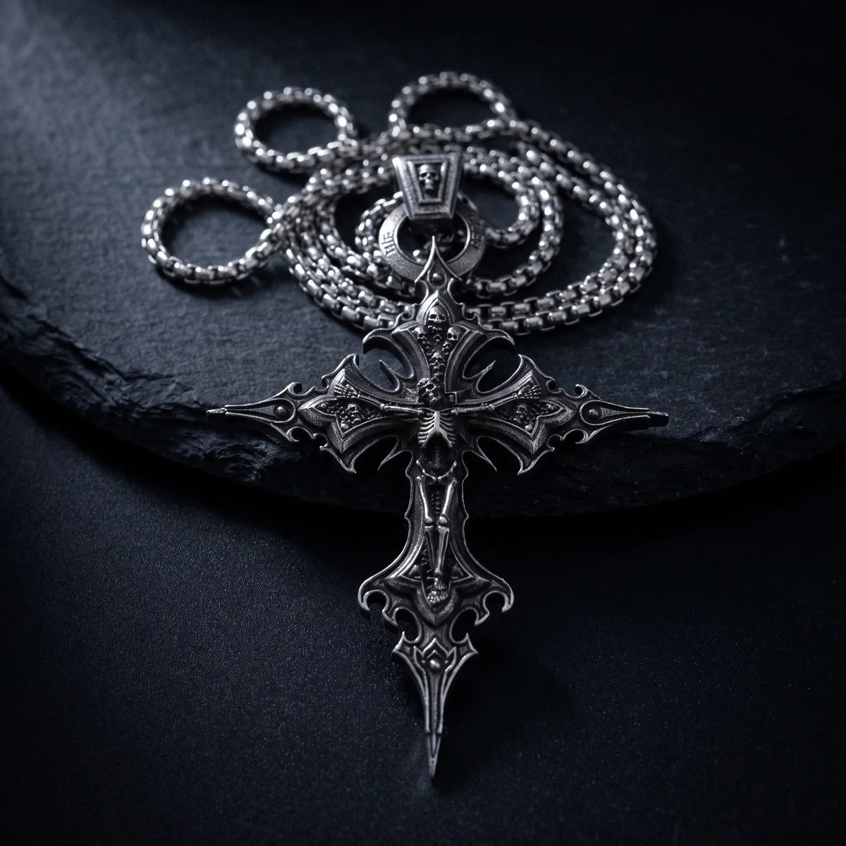 Saint & Skull Pendant