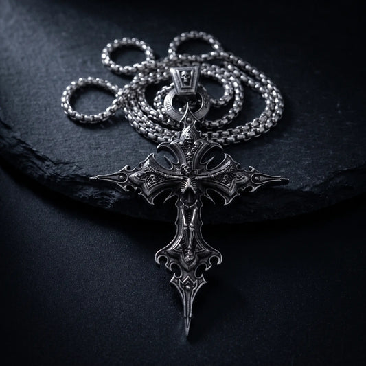 Saint & Skull Pendant