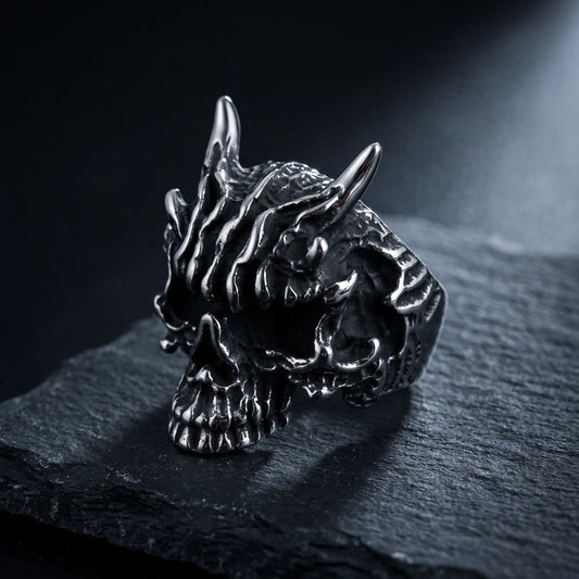 Black Skull Ring