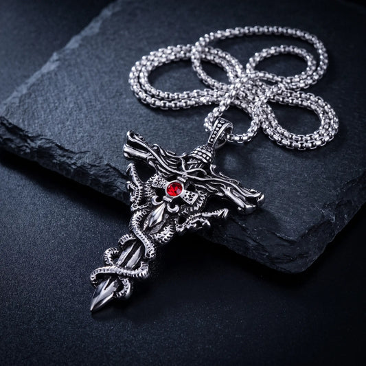 Ember Cross Pendant
